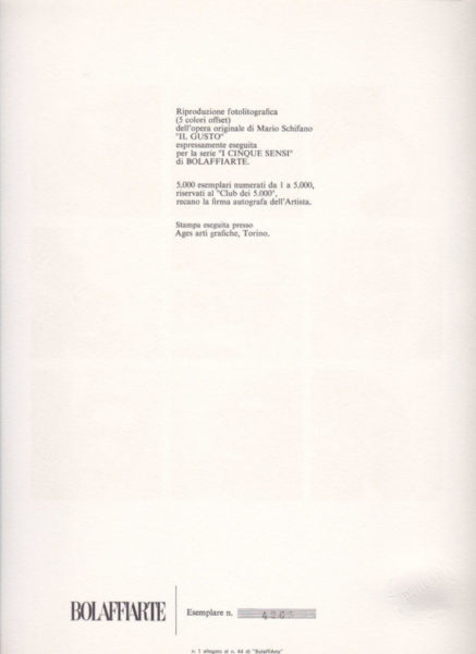 Mario Schifano "Il Gusto" - immagine 3