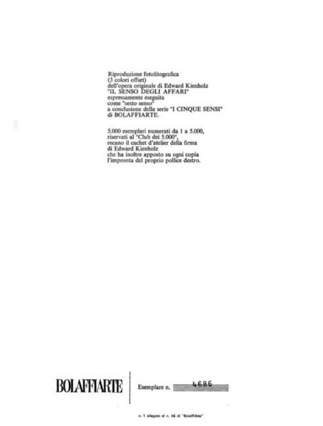 Edward Kienholz "Il Senso degli Affari" - immagine 3