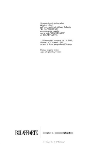 Ivan Rabuzin "Capricorno" - immagine 3