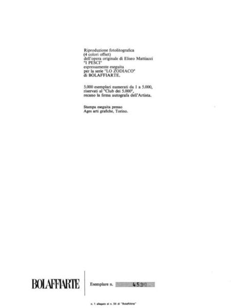 Eliseo Mattiacci "Pesci" - immagine 3