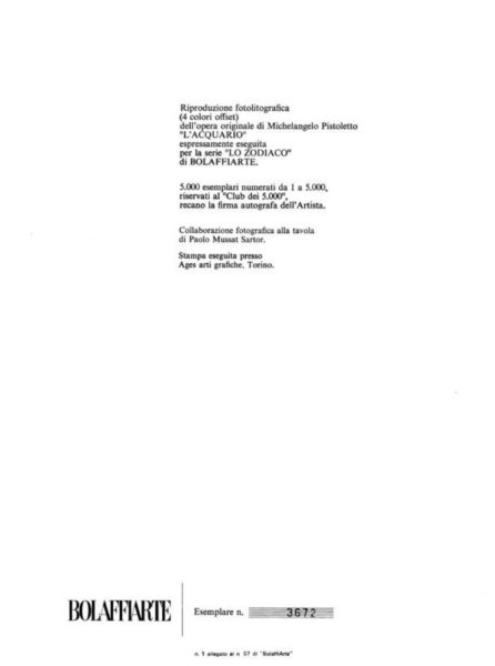 Michelangelo Pistoletto "Acquario" - immagine 3