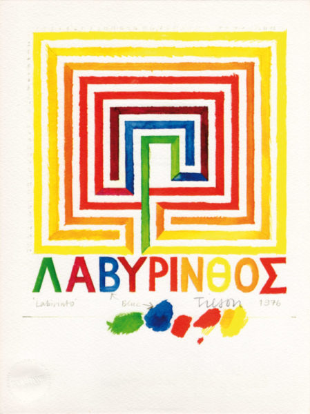 Joe Tilson "Azzurro" - immagine 2