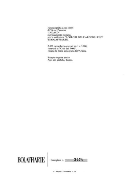 Victor Pasmore "Indaco" - immagine 3