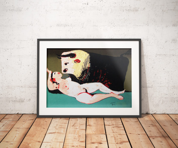 Salvatore Fiume - Donna e toro - immagine 4