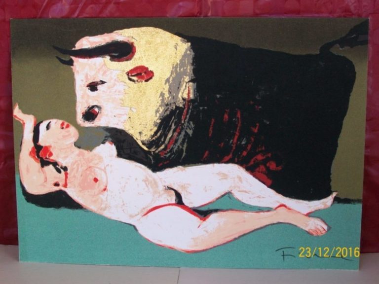 Salvatore Fiume - Donna e toro - immagine 3