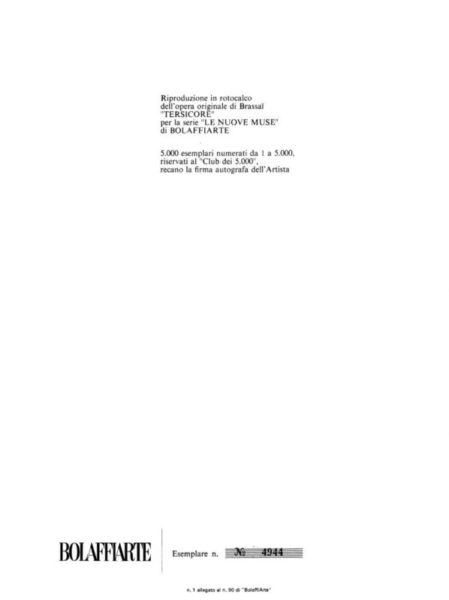 Brassai "Tersicore" - immagine 3