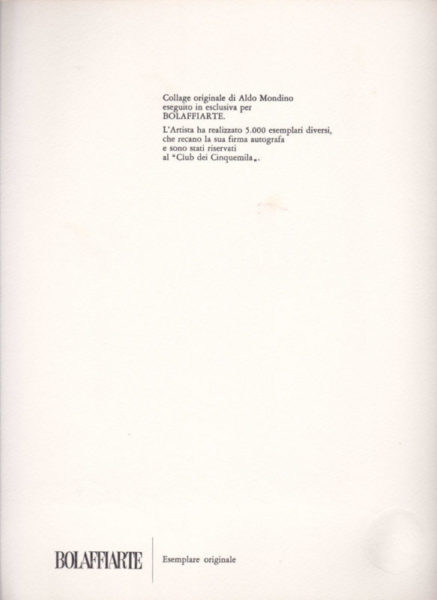 Aldo Mondino "Collages" - immagine 3