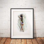 Mimmo Rotella "Vergine"