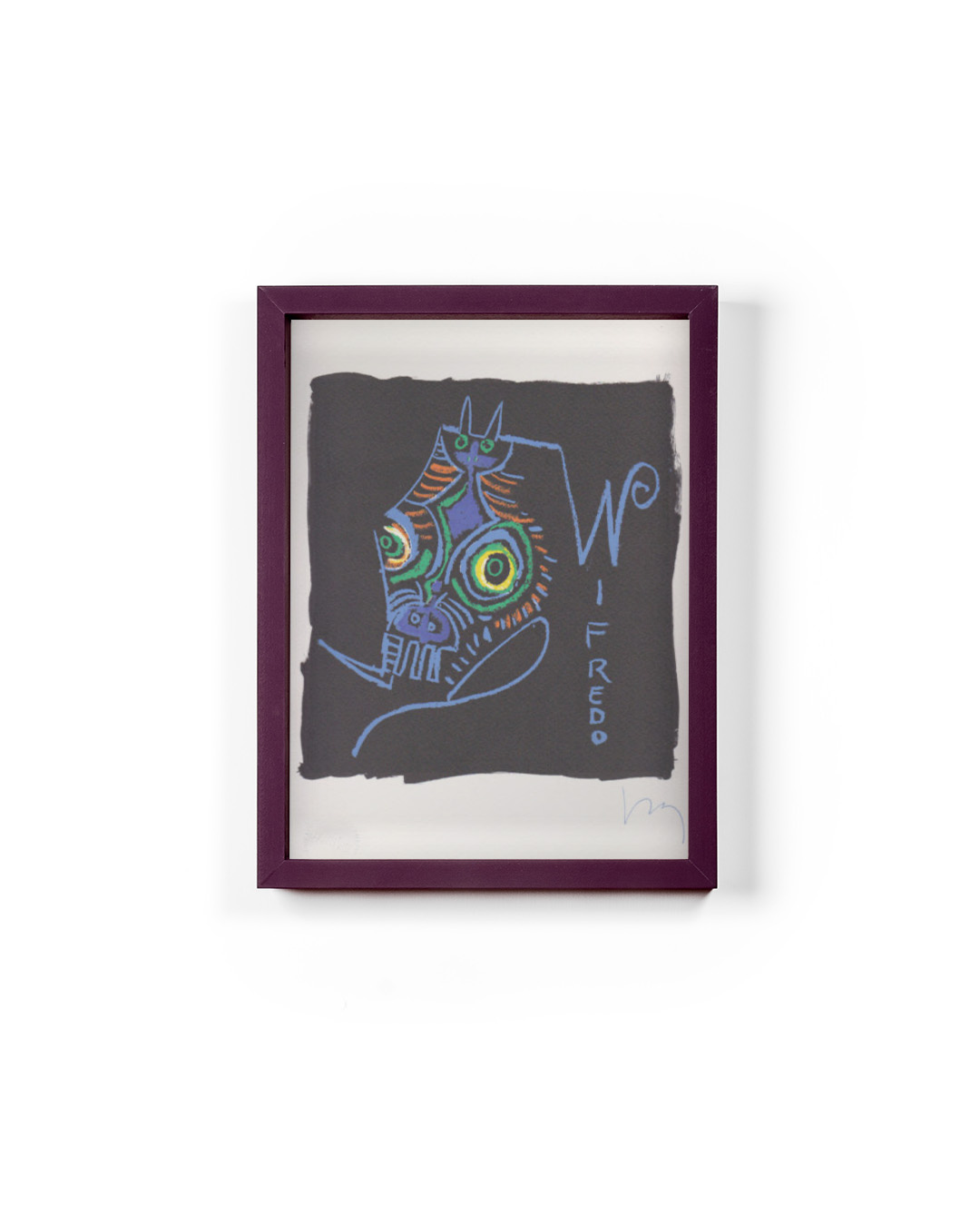 Wifredo Lam "W". Fotolitografia originale. 1974 - immagine 4