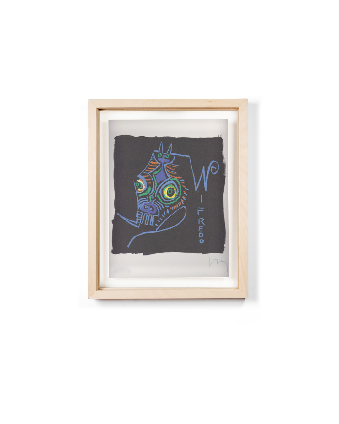 Wifredo Lam "W". Fotolitografia originale. 1974 - immagine 3