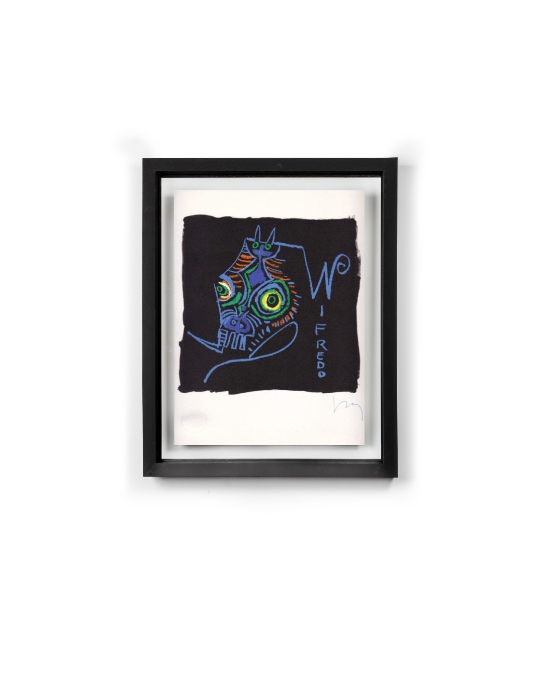 Wifredo Lam "W". Fotolitografia originale. 1974 - immagine 6